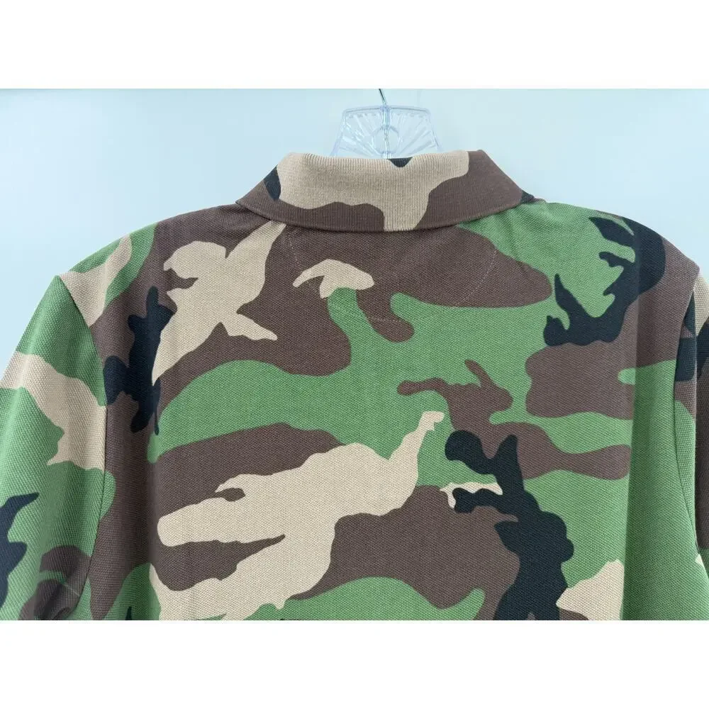 Polo Ralph Lauren Classic Cotton Collared Lightweight Camo Polo Size Small NWT